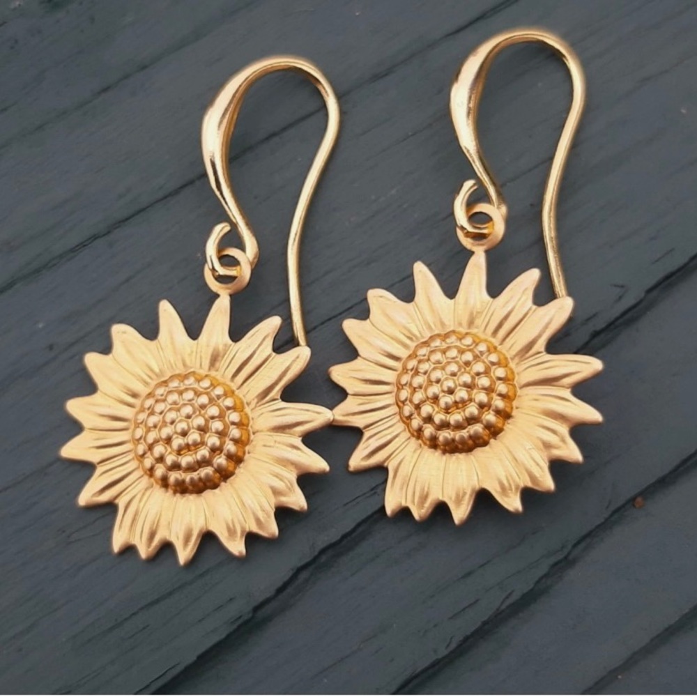 🌻 Sunflower earrings 🌻